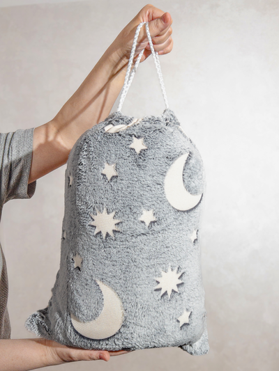 Плед с рукавами "1000 и 1 ночь" светящийся из микрофибры (велсофта)