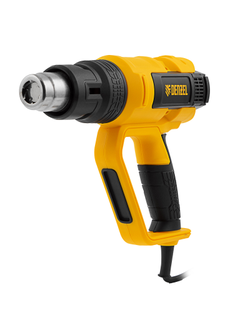 Фен технический HG-2000E, 2000 Вт, 2 режима, LCD дисплей Denzel