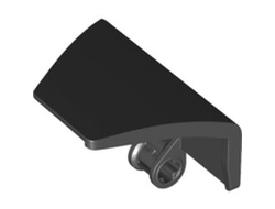 Technic, Panel Curved #71 5 x 4 x 3 Tapered Left, Black (80272 / 6362555)