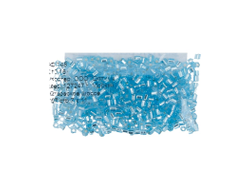 Toho Hexagon 11/0 - 5г - 23 Прозрачный аквамарин с серебряной линией внутри