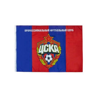 Флаг ФК ЦСКА 60х90 ЭМБЛЕМА 1666006