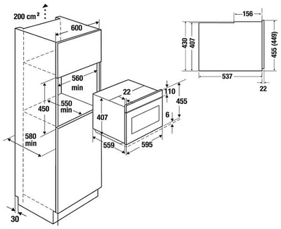 Встраиваемая микроволновая печь Kuppersbusch CM 6330.0 S9 Shade of Grey
