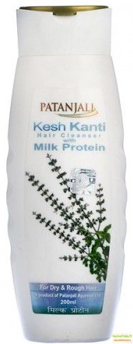 Шампунь &quot;Кеш Канти Молочный Протеин&quot; от &quot;Патанджали&quot; (Kesh Kanti Milk Protein Shampoo, Patanjali) 200 мл