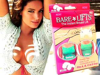 Bare Lifts, прозрачные наклейки для поднятия груди, 5 упаковок