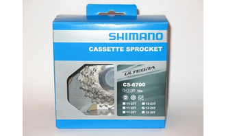 Кассета Shimano CS-6700, Ultegra, 10 ск, 12-25, сереб., ICS670010225