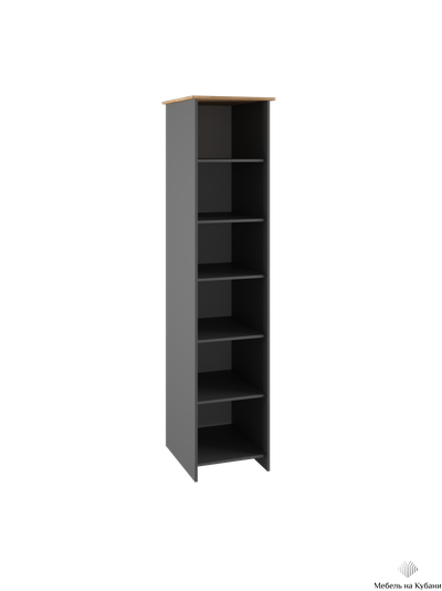 Теодора Шкаф Графит/Дуб крафт