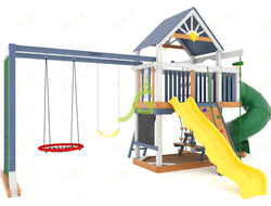 Детская площадка IgraGrad Шато с трубой (Дерево) мод.1