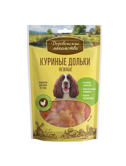Деревенские лакомства, Куриные дольки нежные для собак