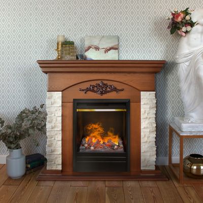 Электрокамин Neapolis NT с очагом 3D Olympic