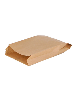 Пакет бумажный без окна б/р (крафт), 90*40*205мм