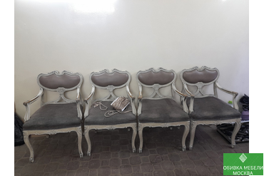 Обивка стульев натуральная кожа