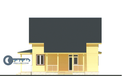 ДЖ-01 ГАБАРИТНЫЕ РАЗМЕРЫ: (10Х7,5М) 1,5 ЭТАЖА, ОБЩАЯ ПЛОЩАДЬ: 191М² (модификация 1)