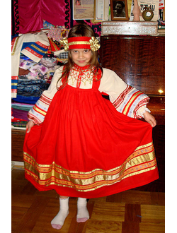 Русский народный костюм для девочки