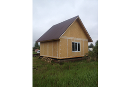 Одноэтажный дом из SIP-панелей [40м²]. (Саратовская область)