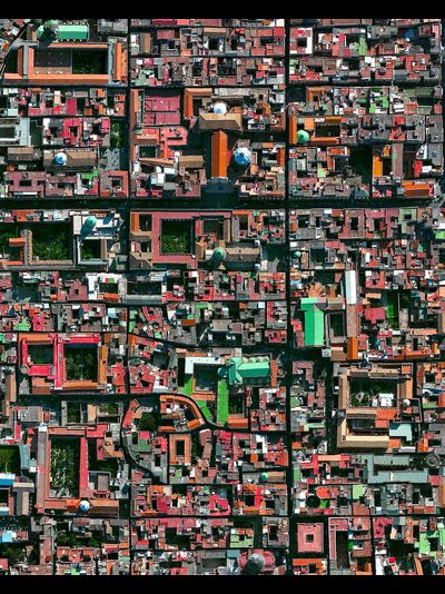 Картина обогреватель, спутниковое фото Неаполя