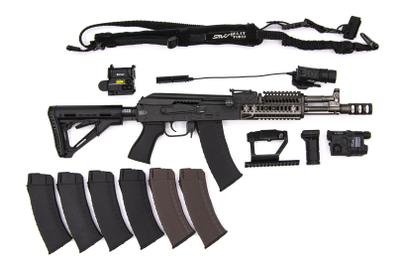 Автомат АК-105 с обвесом 1/6 (78064) - DAMTOYS