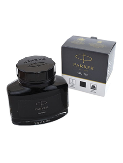 Чернила PARKER "Bottle Quink", объем 57 мл, черные, 1950375
