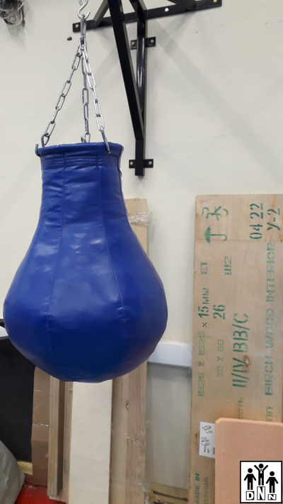 Груша боксерская искусственная кожа/тент