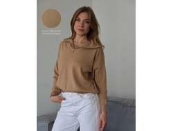 Джемпер коричневый