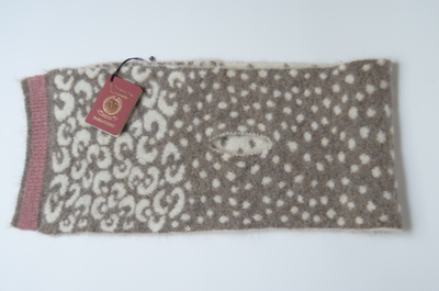 Пятнистый женский вязаный шарф италия Визио фото