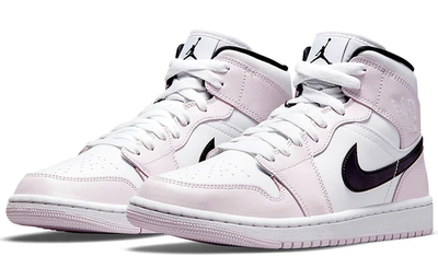 Купить женские кроссовки Nike Air Jordan 1 Mid Barely Rose BQ6472-500