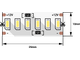 Лента SWG 3014-240-12V Day White (24Вт/м,  IP20)