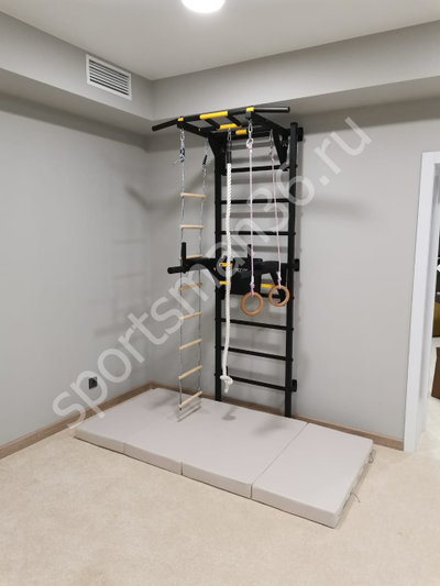 Шведская стенка Рекорд X2 (с опорой на пол) Турник Рукоход