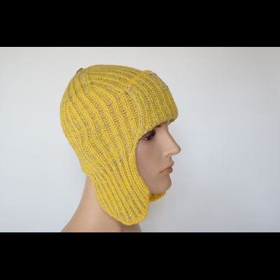 Шапка ушанка Vizio 1106 UO желтая