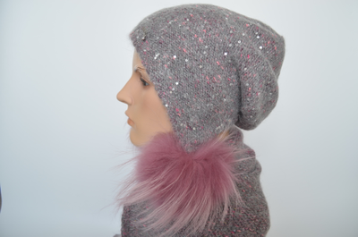 Шапка ушанка Vizio Италия 1010 PP 66  цвет 4-20