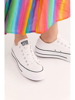 Кеды Converse Lift белые низкие 560251c 6 фото на ноге