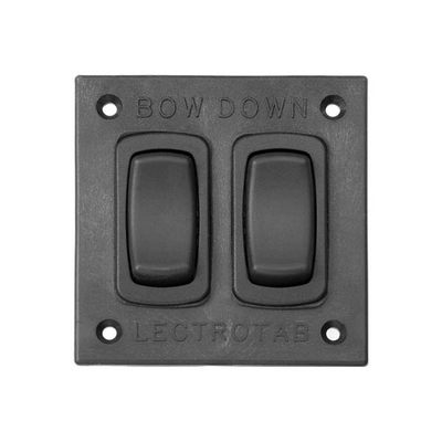 Комплект транцевых плит XKA (нерж.), 9x18 дюймов, без панели управления