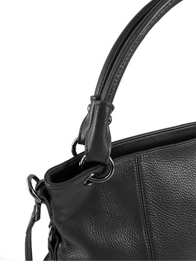 (АРТИКУЛ: 8514/0/42) СУМКА ЖЕНСКАЯ СРЕДНЕГО РАЗМЕРА, НАТУРАЛЬНАЯ КОЖА, ЧЕРНАЯ, РЕМЕНЬ ЧЕРЕЗ ПЛЕЧО