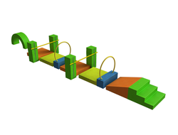 Мягкий спортивный модуль ROMANA «Крокодил» ДМФ-МК-17.89.23