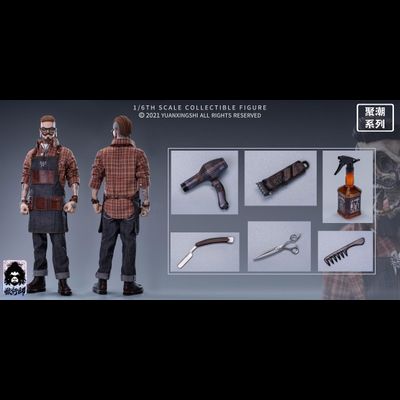 Барбер Тони - Коллекционная ФИГУРКА 1/6 Gathering Trend Series FirstRound Oil head Barber Tony (JC-001) - YUANXINGSHI