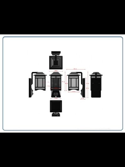 Уличная WiFi/LAN охранная видеокамера + фонарь с аудио каналом (дуплекс), с DVR. Full HD (Homsca Light)