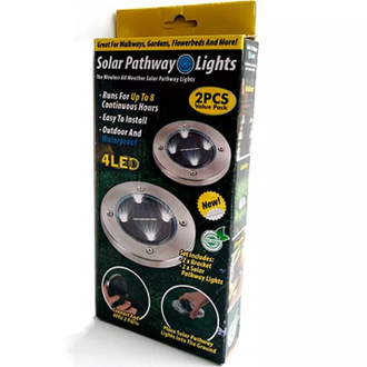 Светильник на Солнечной Батарее Solar Pathway Light 2шт