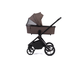 Коляска 2в1 Peppy Monaco 2025 Brownie (коричневый) рама черная