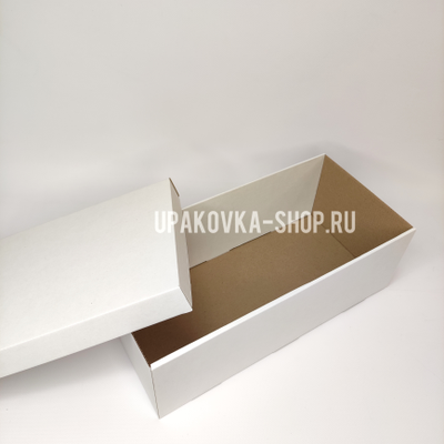 Коробка с отдельной крышкой 350*160*120 мм БЕЛЫЙ