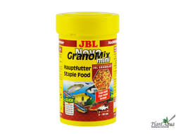 JBL NovoGranoMix mini Refill - Основной корм в форме смеси мини-гранул для маленьких рыб, 100 мл