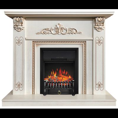 Электрокамин Византия WT с очагом Fobos