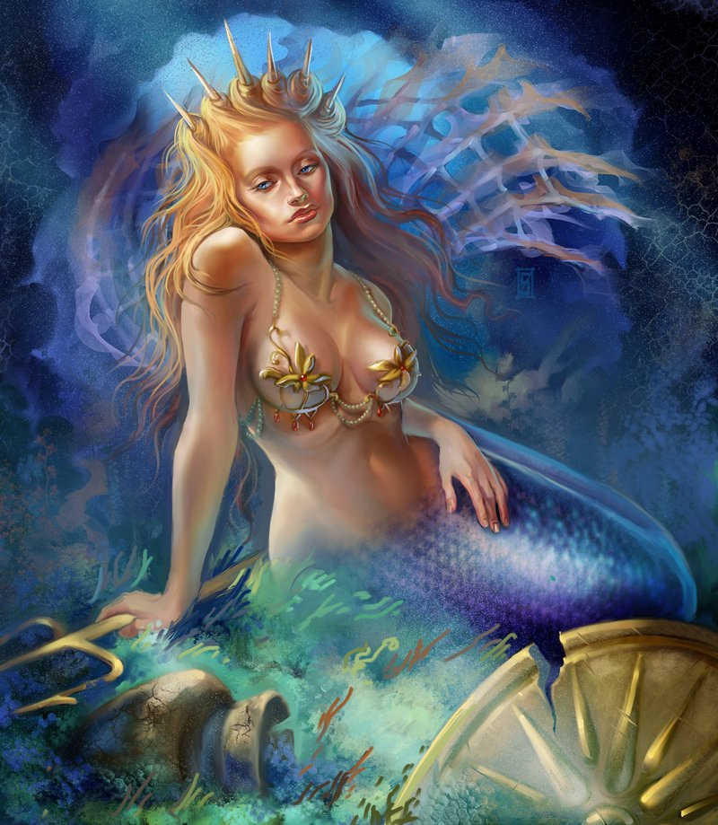 Морская дева картинки
