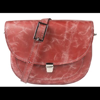 Кожаная женская сумка Amendola red (арт. 8003-08)