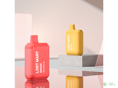 Одноразовая электронная сигарета LOST MARY BM5000, 2%, 14 мл, 650 мАч, 5000 затяжек (Cranberry Soda)