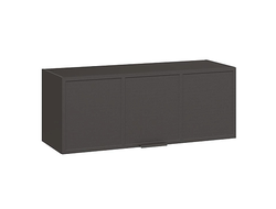 Детская СТЕЛЛА - Шкаф настенный Серый Вулкан/Фон серый