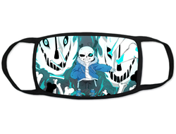 Тканевая защитная маска на лицо Андертейл, Undertale №1