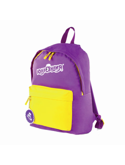 Рюкзак ЮНЛАНДИЯ с брелоком, универсальный, фиолетовый, 44х30х14 см, 227955