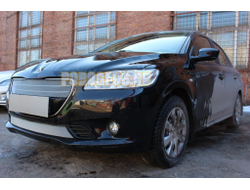 Защита радиатора Peugeot 301 2013- chrome верх