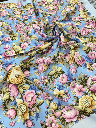 Павловопосадский платок Соловьиные ночи 1891-1