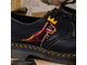 Ботинки Dr. Martens 1461 Basquiat с рисунком черные