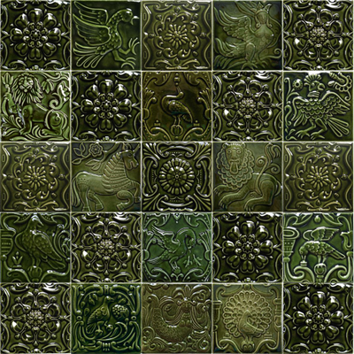 Изразцовая плитка "Ассорти" // 10*10